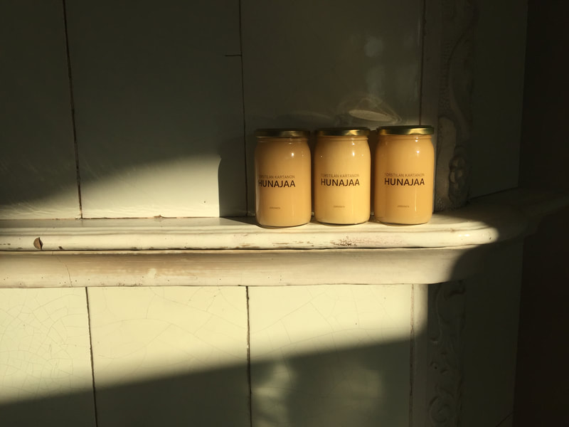 Torstila Honey jars. Honey from Finland.